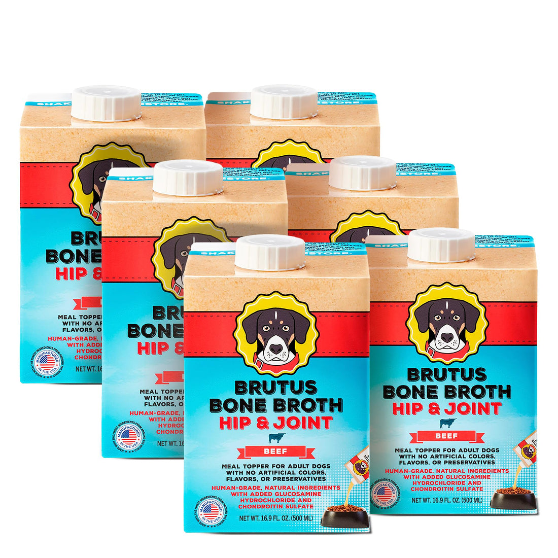Brutus Beef Bone Broth for Dogs