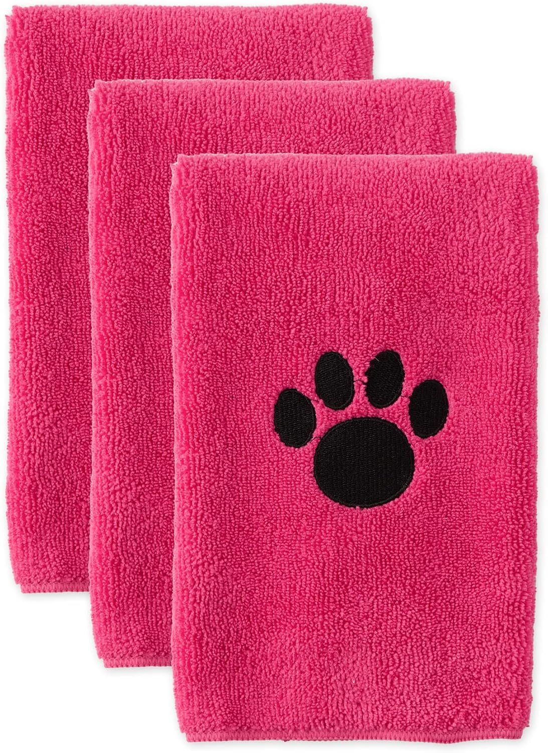 Bone Dry Pet Grooming, Embroidered Microfiber Towel Drying Collection