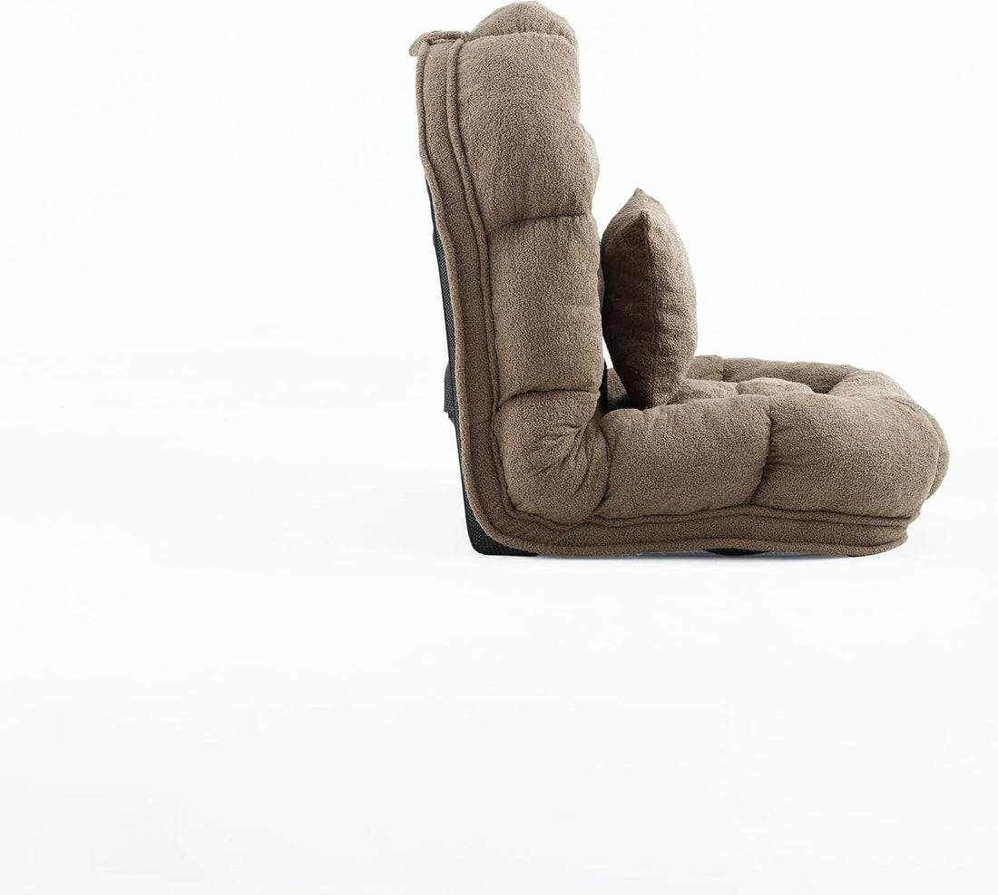 Merax 68.9" Plush Convertible Floor Sofa, Adjustable Pet Bed