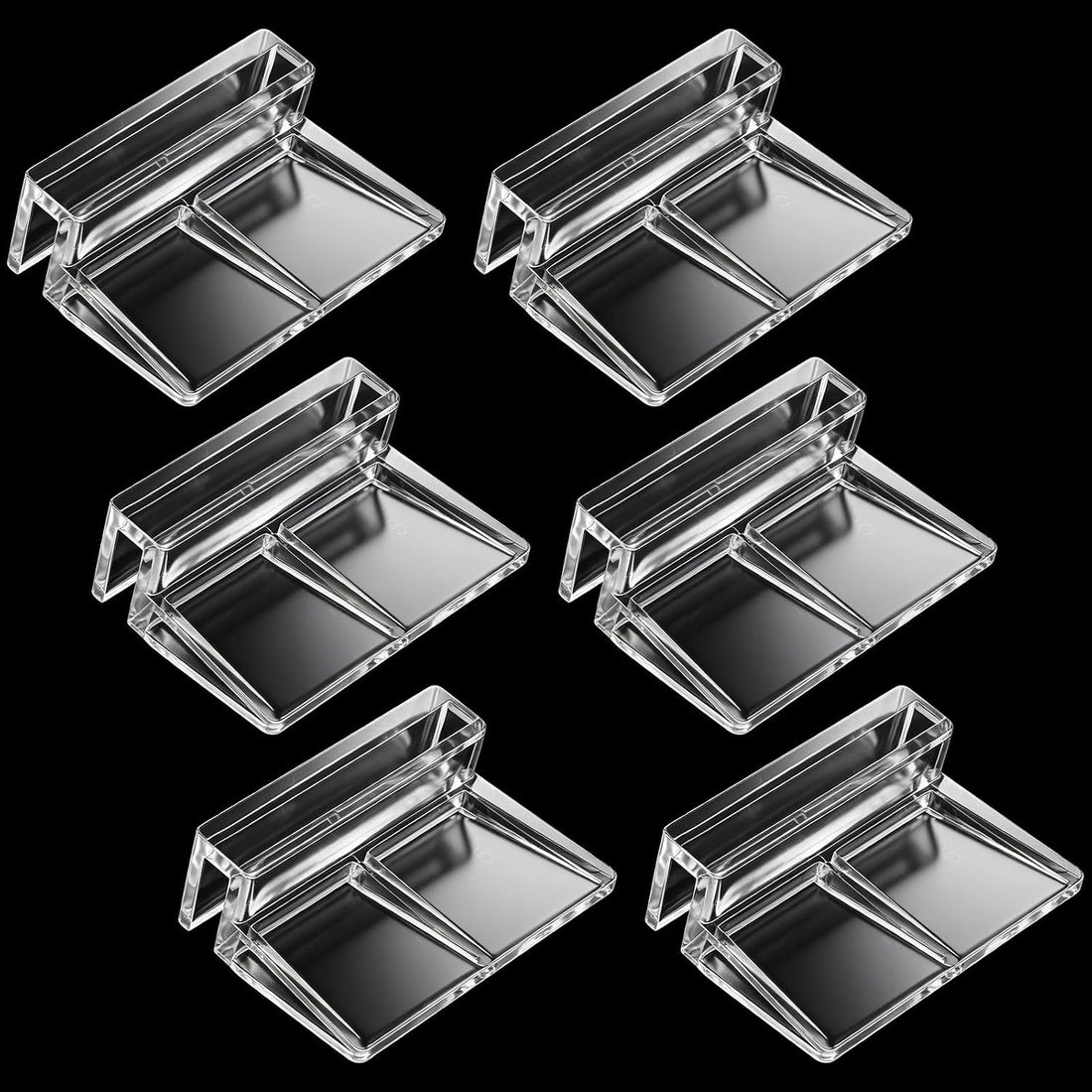 6Pcs Aquarium Lid Clips 5mm Rimless Aquarium Glass Top Clips