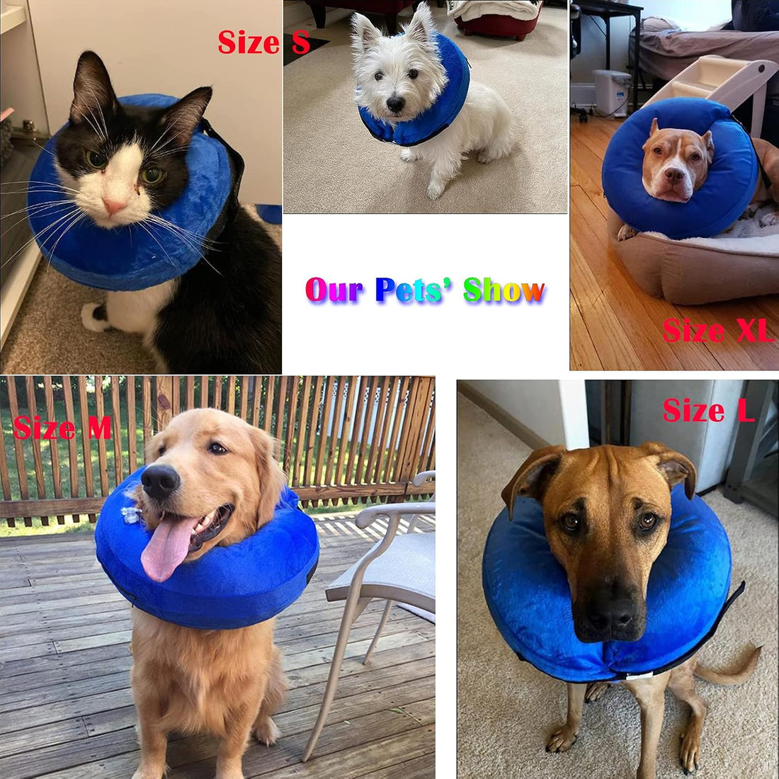 Inflatable Dog Collar, Soft Dog Cone for Dogs After Surgery
