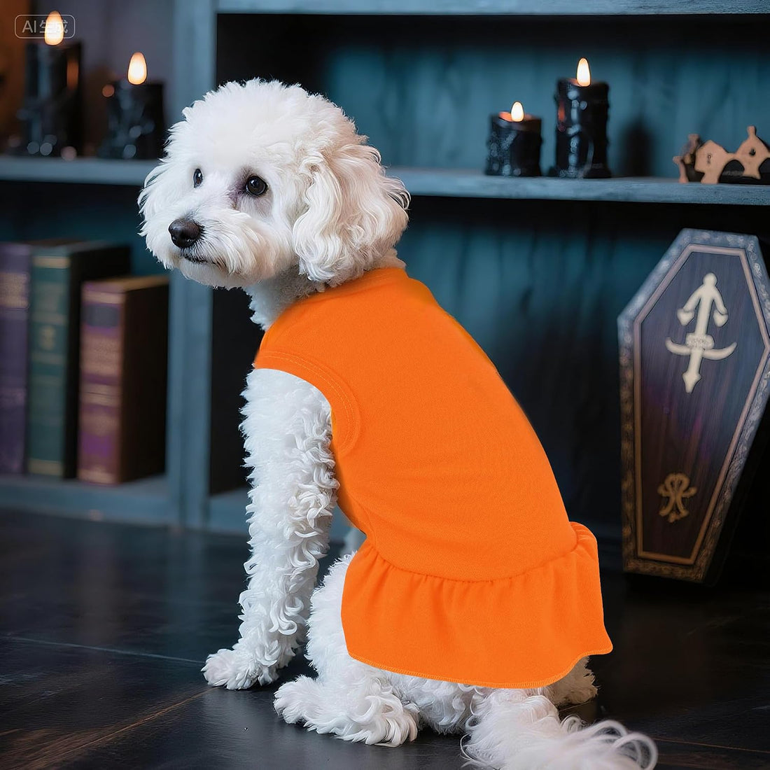 Dog Dresses Cat Skirt Solid Color Dog Clothes Summer Sleeveless Puppy