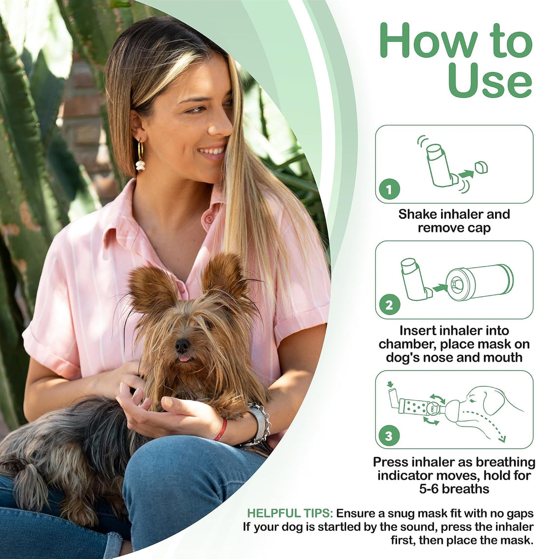 Dog Aerosol Chamber – Canine Inhaler Spacer for Dogs