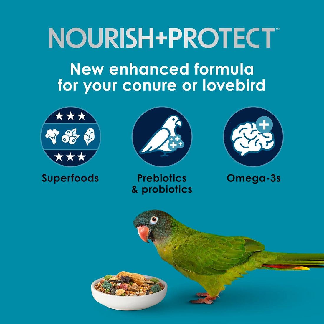 Kaytee Forti-Diet Pro Health Conure & Lovebird Food