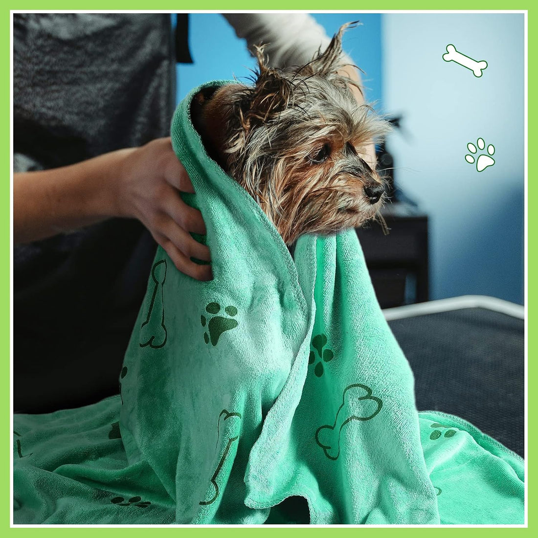 Chumia 8 Pcs Dog Towel for Drying
