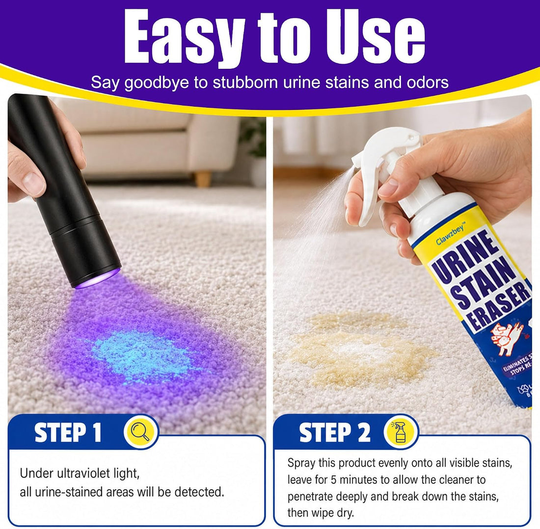Stain & Odor Remover with UV Light Flashlight, 5.75 fl oz