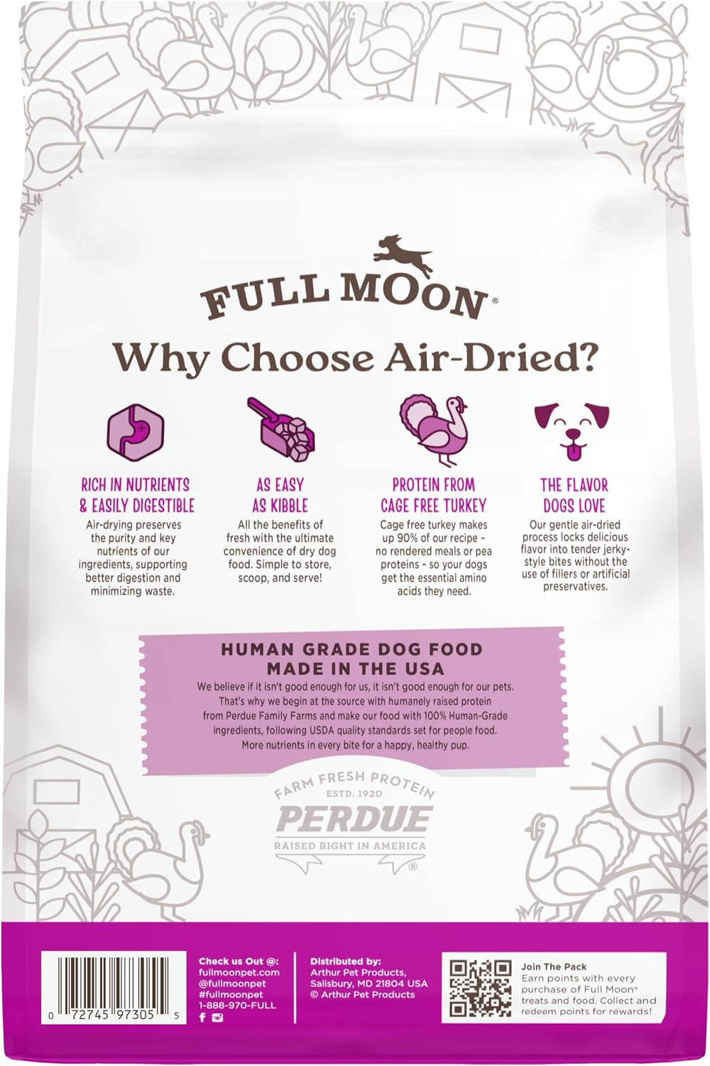 Full Moon Pure Protein Air Dried Dog Food