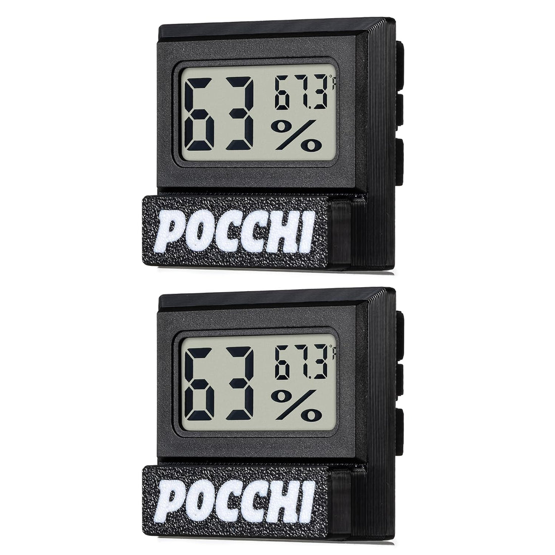 Magnetic High‑Precision Reptile Thermometer and Humidity Gauge
