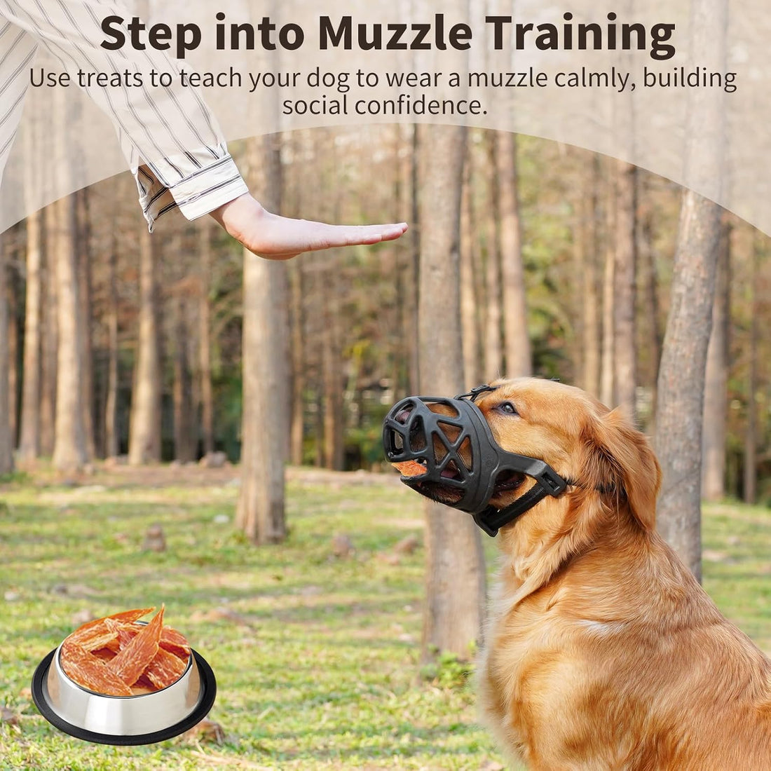 Mayerzon Basket Dog Muzzle for Large Medium Small Dogs German Shepherd