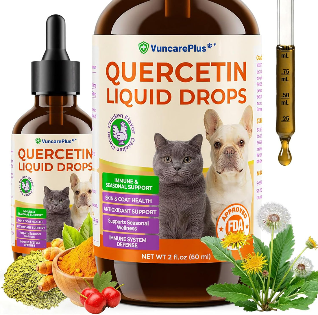 Quercetin Drops for Dogs & Cats, Allergy & Itch Relief, 2 fl oz