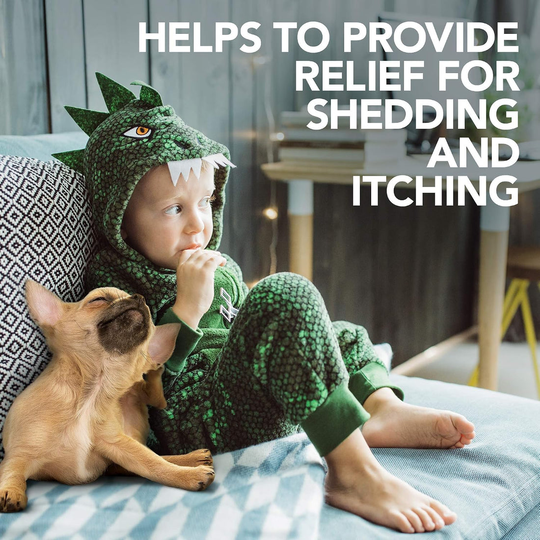 Vet's Best Healthy Coat Shed & Itch Relief Tablets for Allergies