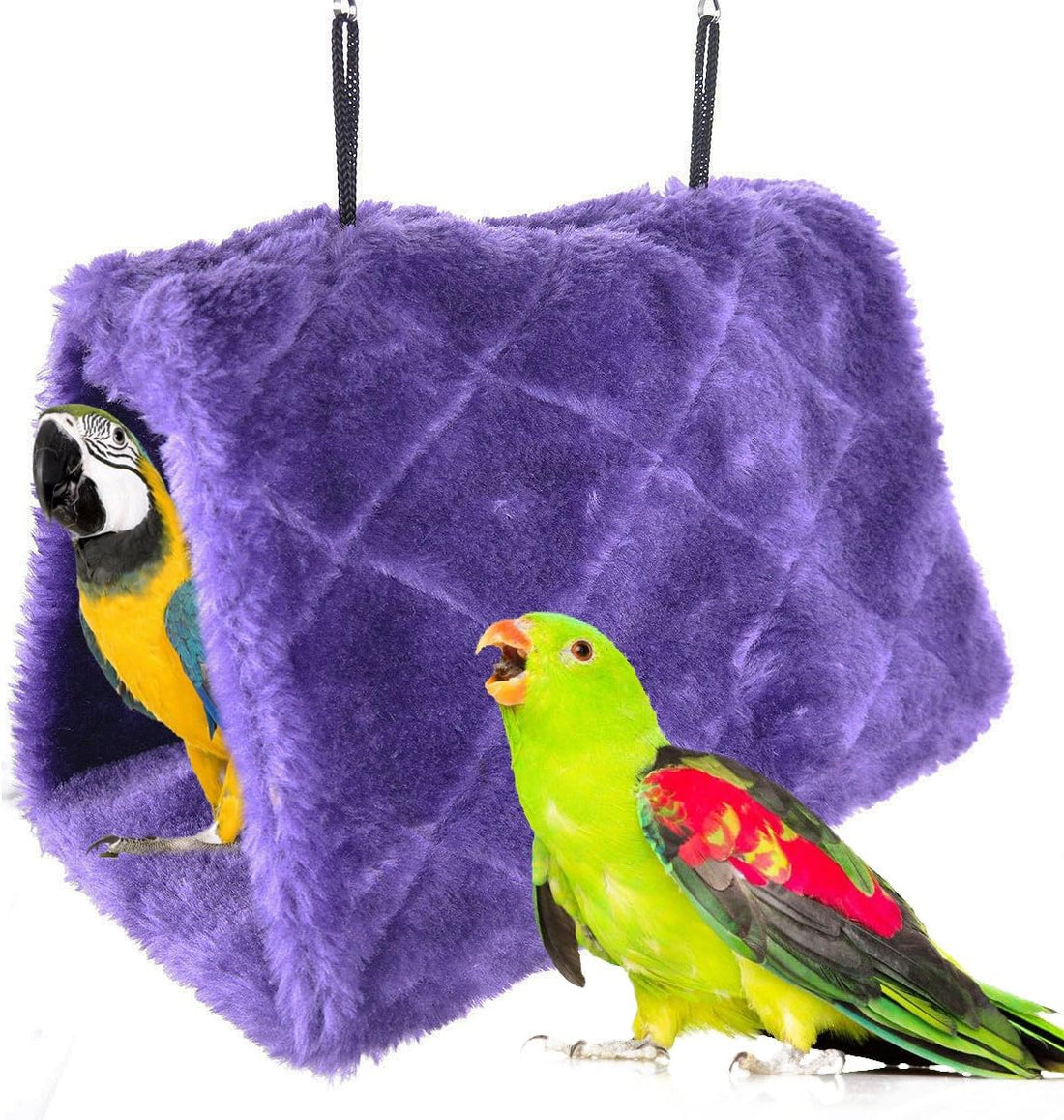 MOACC Winter Warm Bird Nest House Shed Hut Hanging Hammock Finch Cage