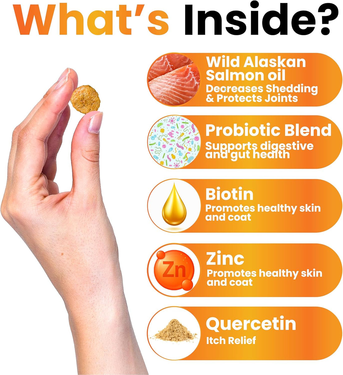Omega 3 for Dogs - Fish Oil for Dogs Chews - Allergy and Itch Relief