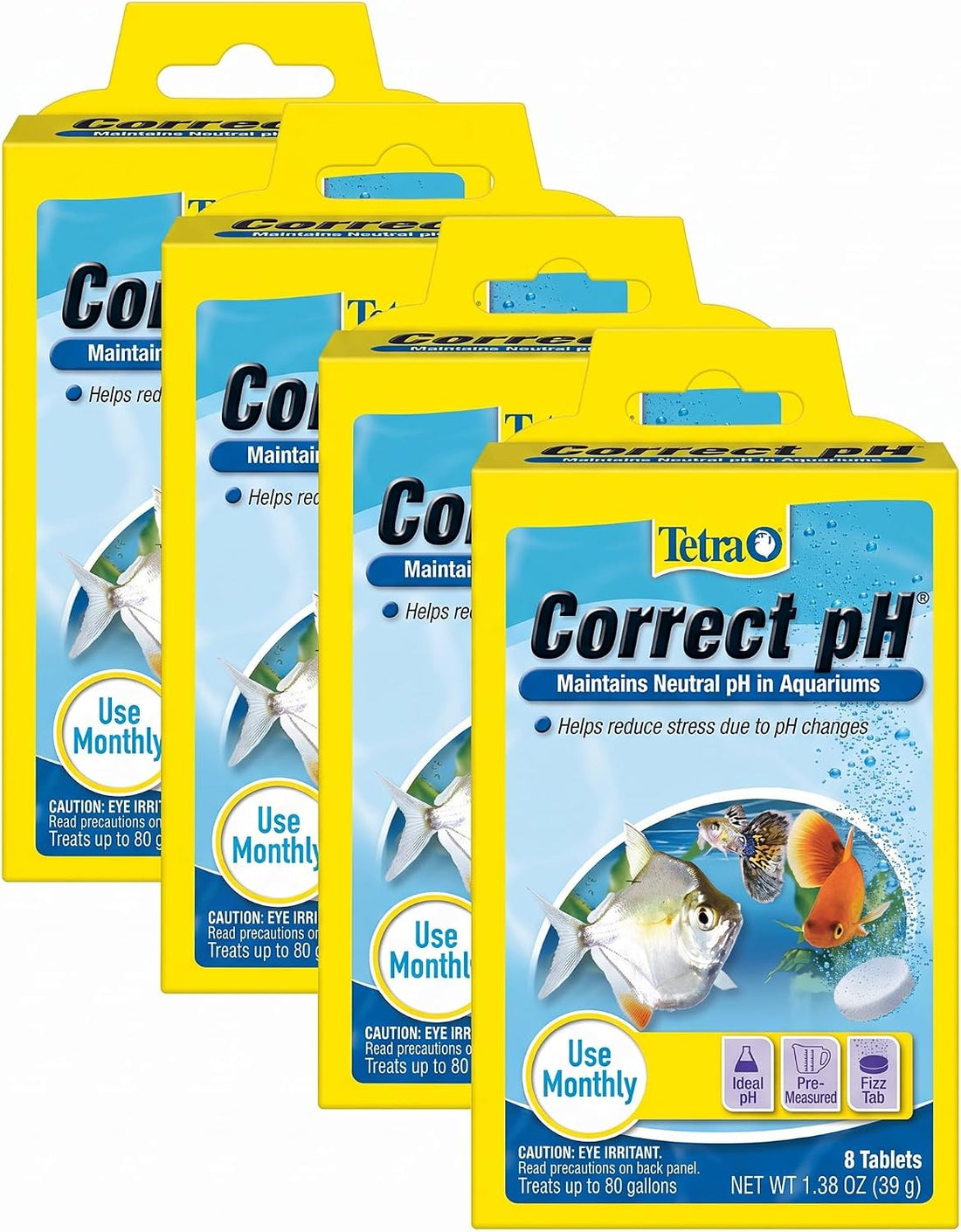 Tetra Correct pH, Maintains Natural pH In Aquariums, 8 Count