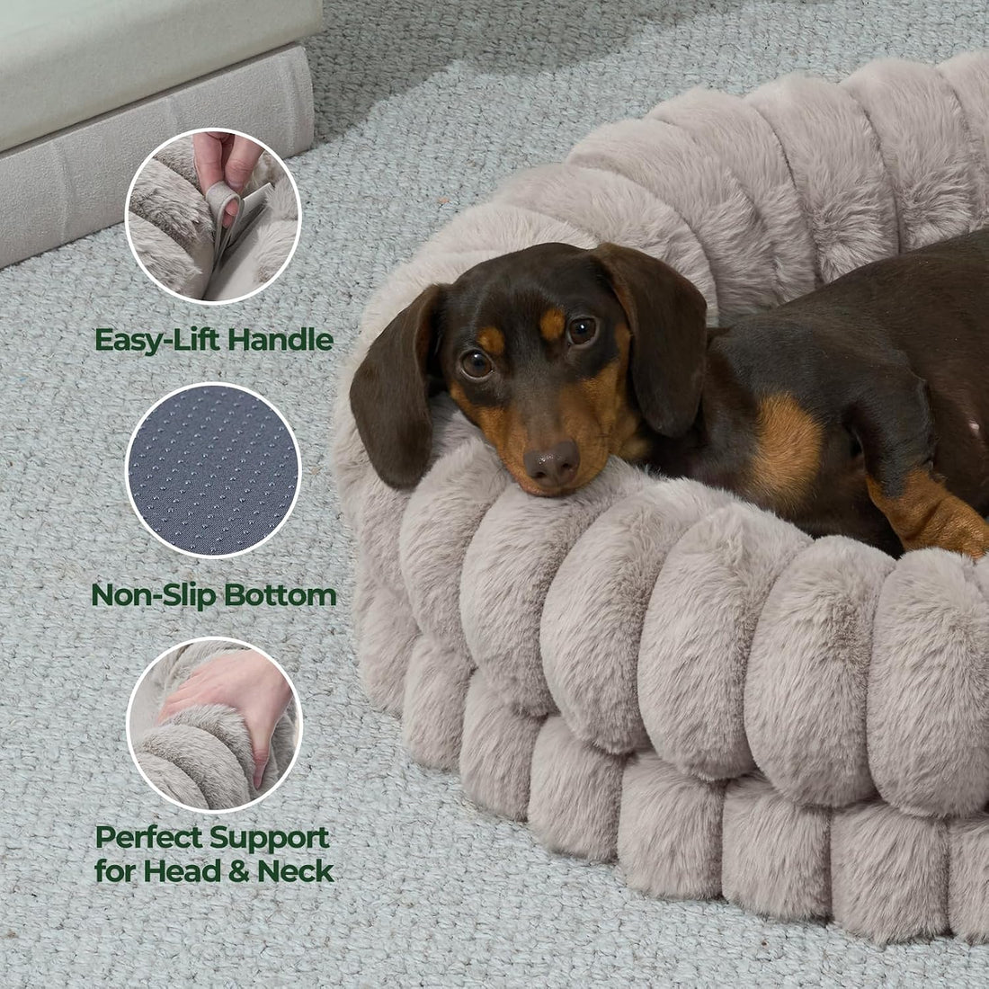 BALANCE Luxury Donut Dog Bed