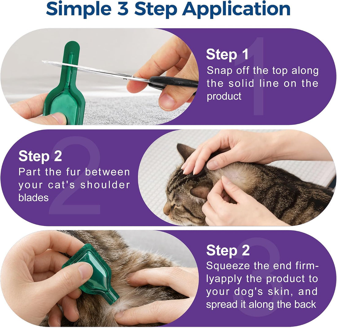Topical Flea and Tick for Cats & Kitten Over 1.5 lbs and 8 Weeks