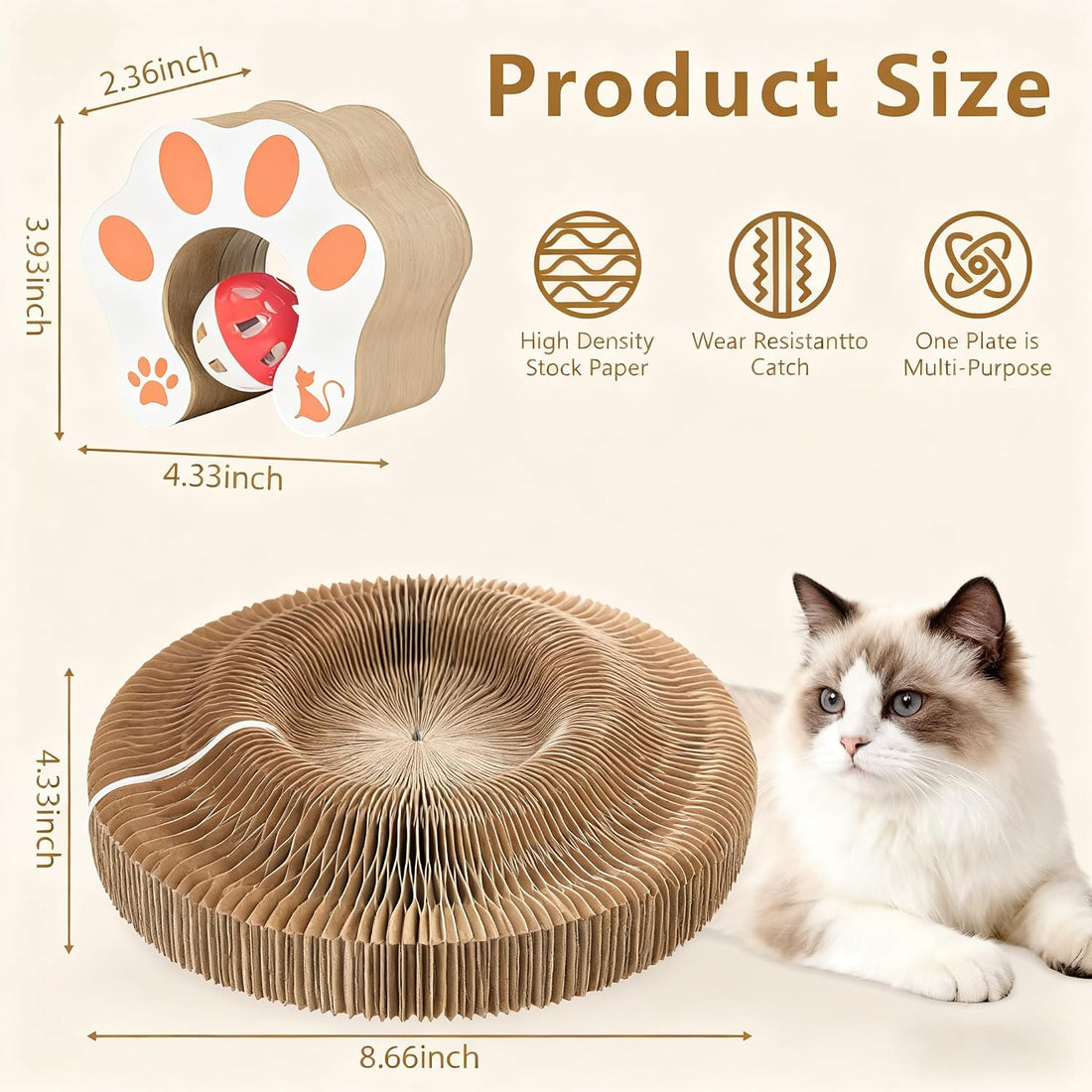 Cat Scratcher Toys for Indoor Cats