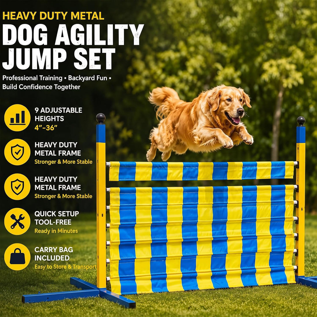 Silipull Dog Agility Jump Set