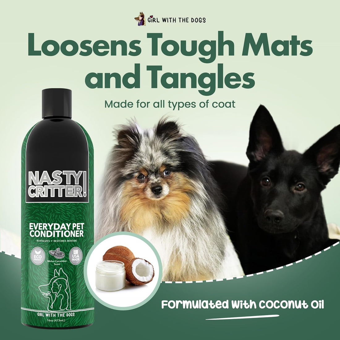 Nasty Critter! by Girl With The Dogs - Made in USA
