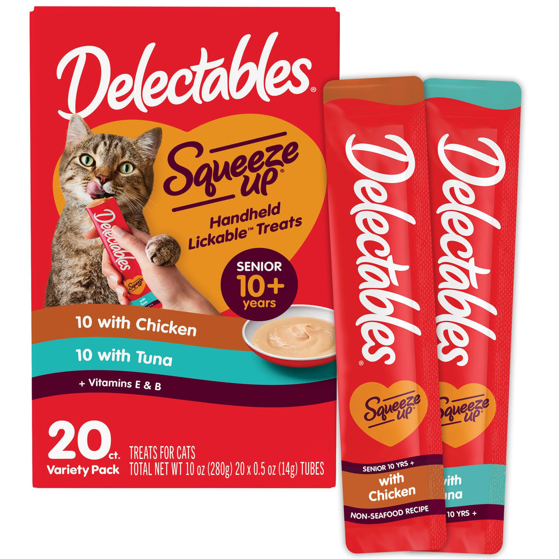 Delectables Squeeze Up Senior 10+ Variety Pack