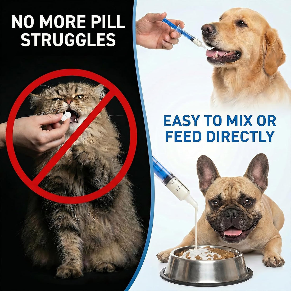 Liquid Dewormer for Dogs & Cats, Praziquantel & Pyrantel Pamoate