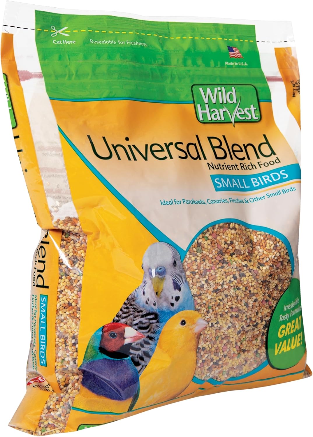 Wild Harvest Universal Blend Small Bird Food, 3 lbs