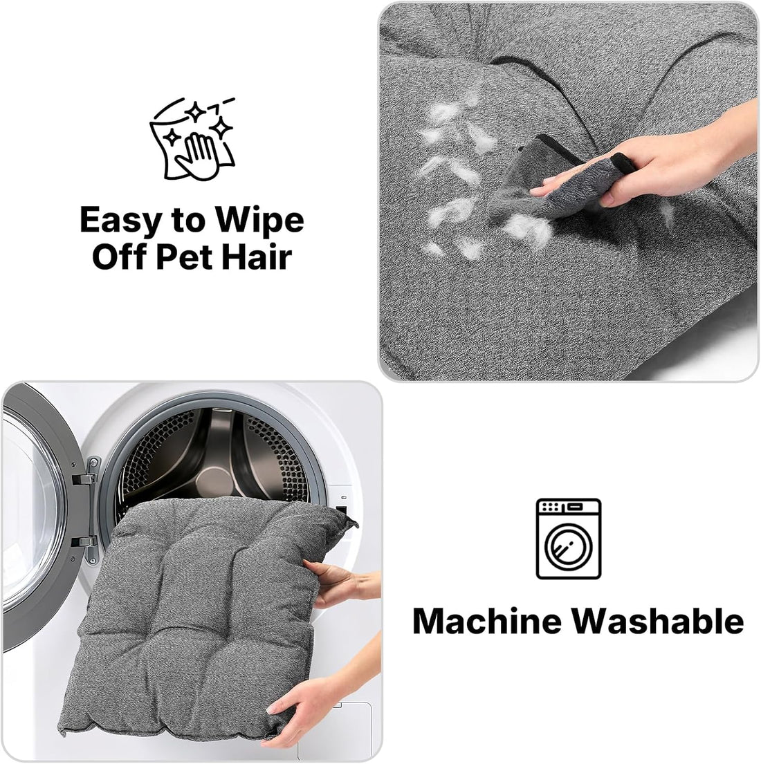 Veehoo Indestructible Dog Bed for Crate, Chew Proof Dog Pad, 35"x22"