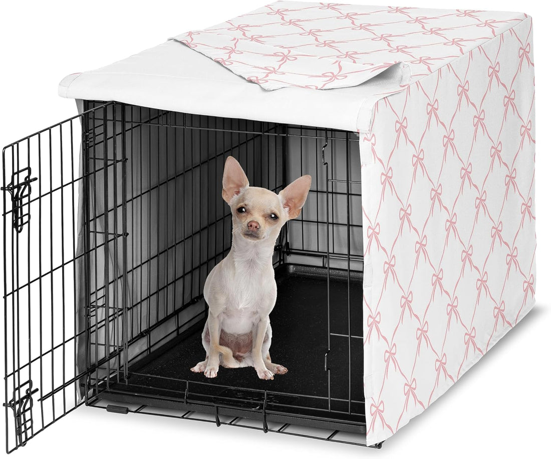 Sweet Jojo Designs 24in. Small Dog Crate Cover for Girls Pet Cage