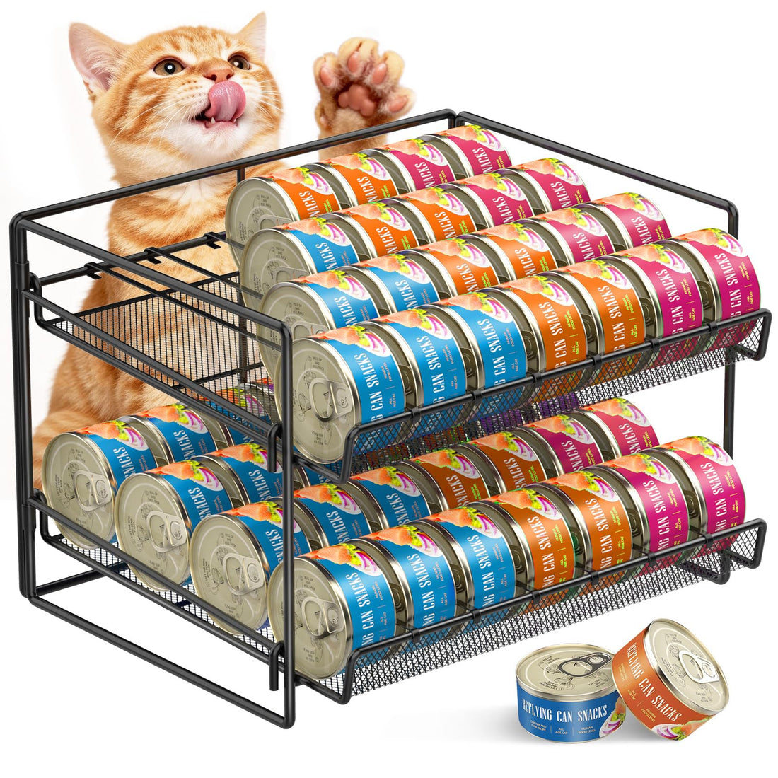 Cat Food Can Organizer, Can Organizer for Pantry