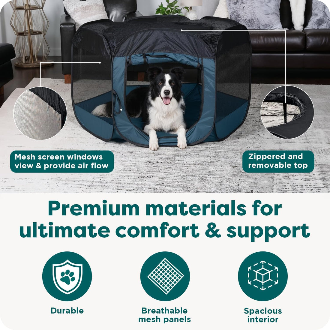 FurHaven Soft-Sided Dog & Cat Playpen