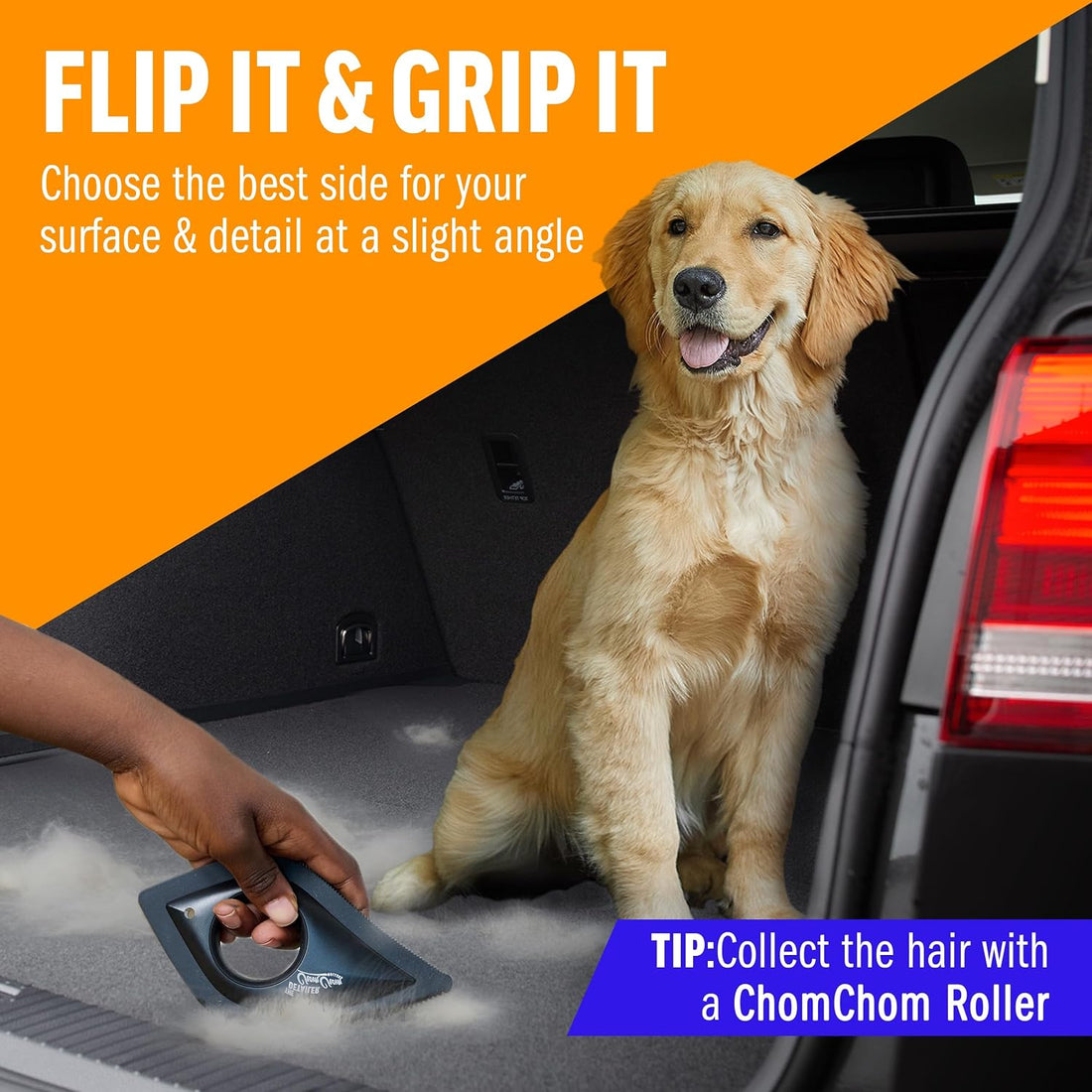 ChomChom Roller Detailer- Scraper for Pet Hair Remover and Lint
