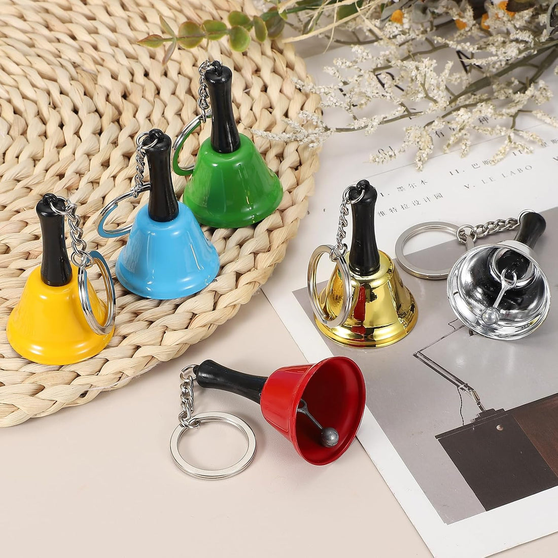 PATIKIL 2 PCS Mini Hand Bell