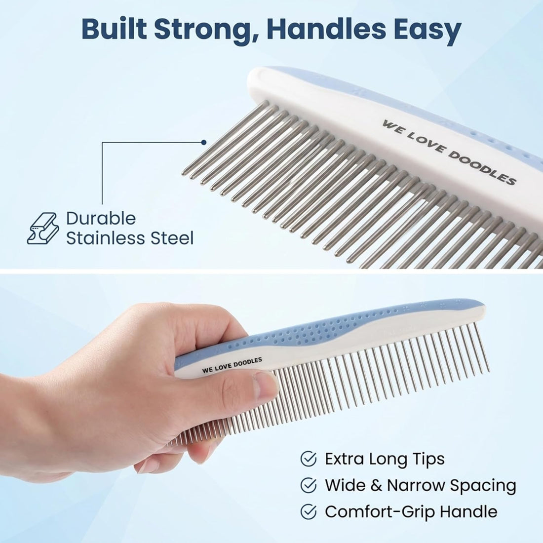 Dog Grooming Combs & Large Dog Slicker Brush