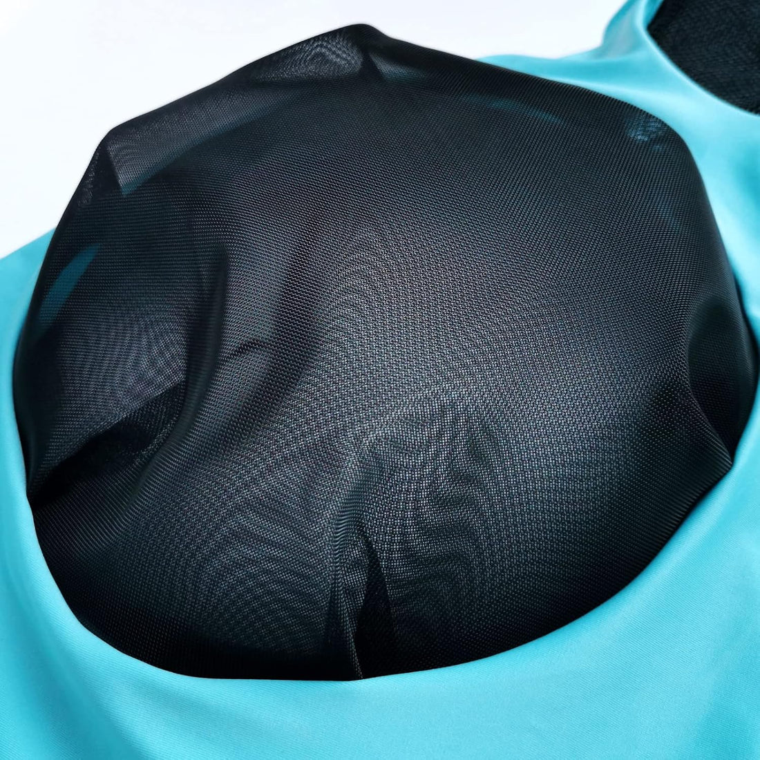 Stretchy Horse Fly Mask with Ears, Large Eye Space Paleblue Cob