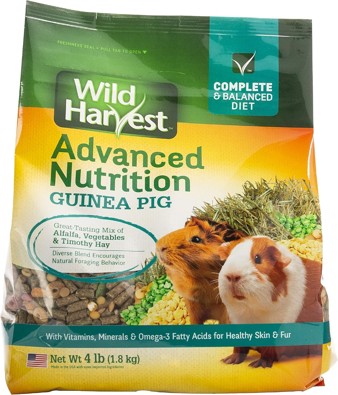 Wild Harvest Advanced Nutrition Guinea Pig Food, 8 lbs