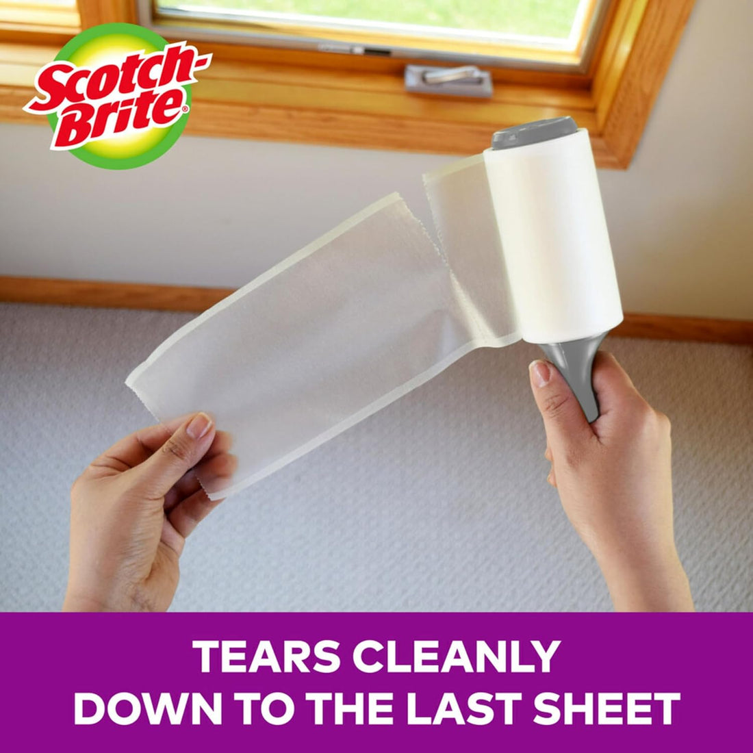 Scotch-Brite Pet Extra Sticky Lint Rollers 4 Rollers 48 Sheets Per