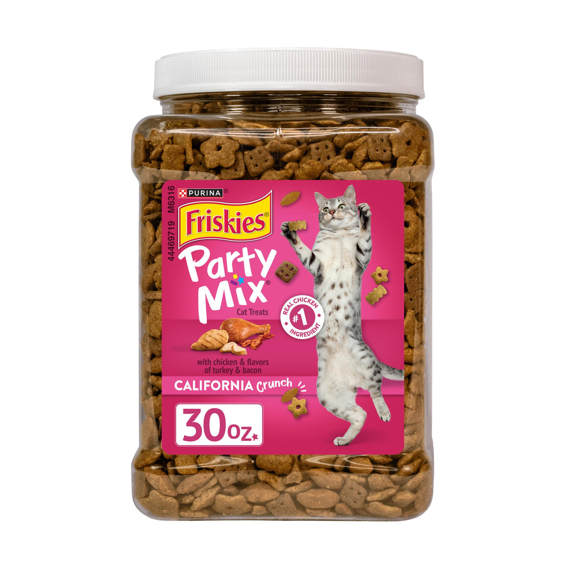Purina Friskies Party Mix California Crunch with Chicken and Flavors