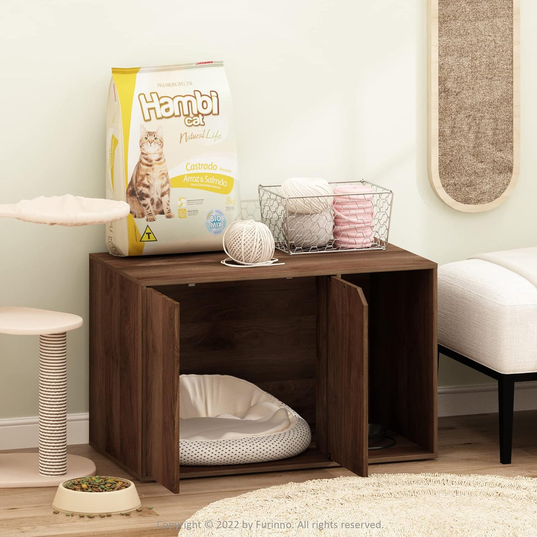 Furinno Peli Litter Box Enclosure