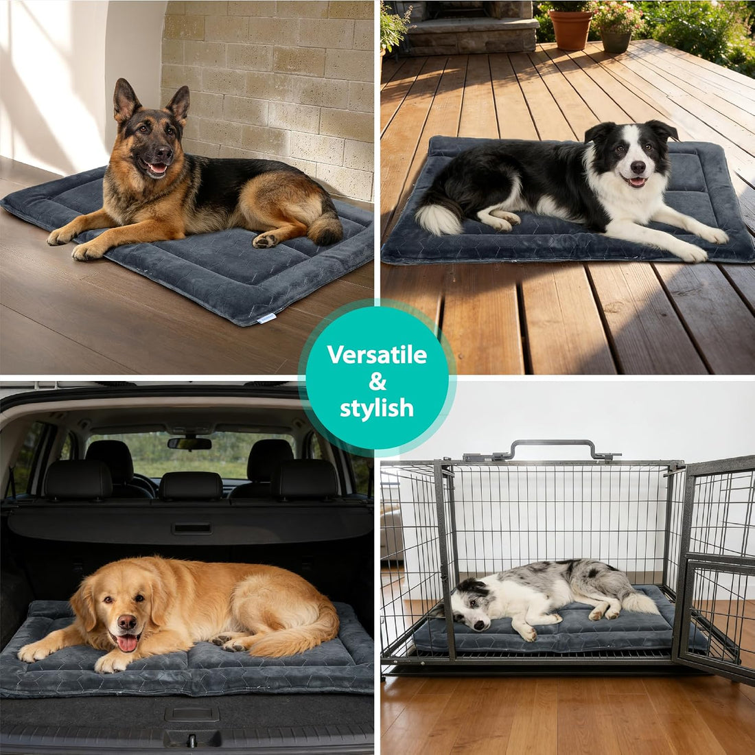 Chew Proof Dog Mat Indestructible Durable Kennel Mat