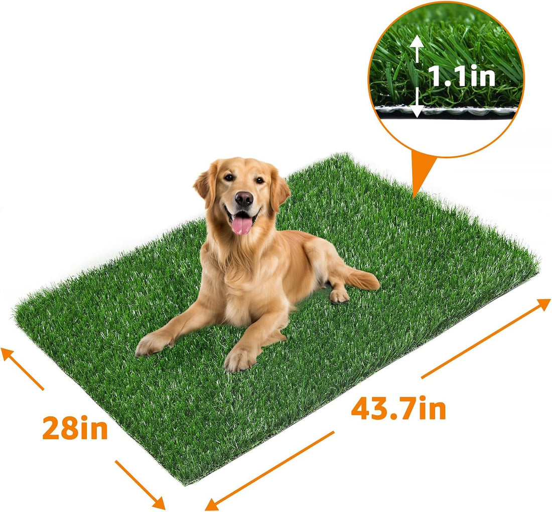 LOOBANI 33.2in x 21in Replacement Artificial Grass for Dogs Potty