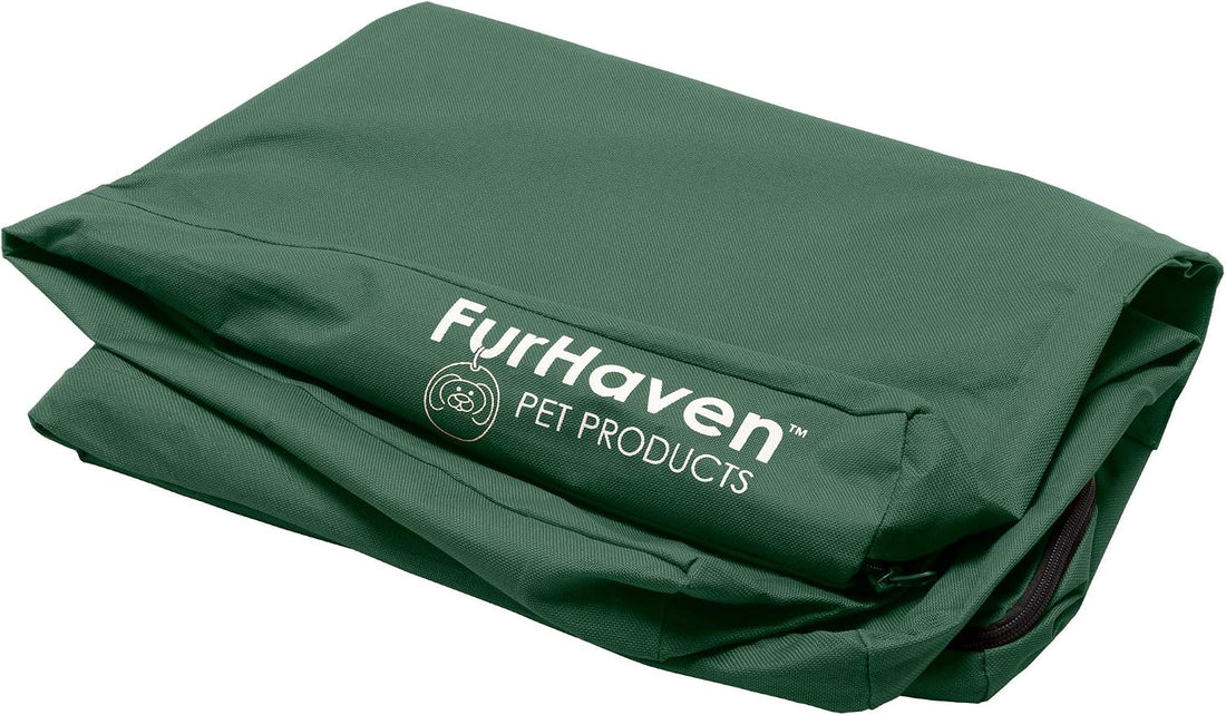 Furhaven Replacement Dog Bed Cover Water-Resistant Indoor/Outdoor