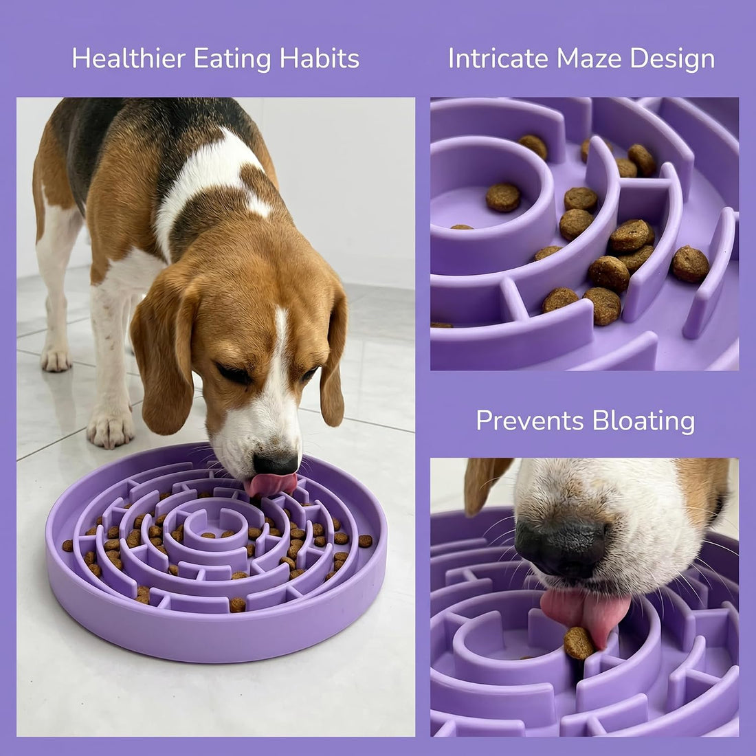 YCT Dog Cat Lick Mat and Slow Feeder Bowl Set