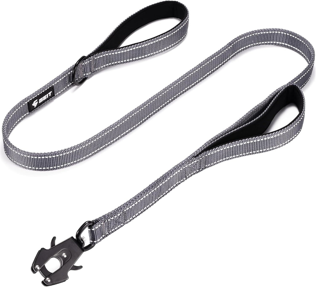 GEIT 2 Padded Handles Heavy Duty Dog Leash for Small Medium and Large