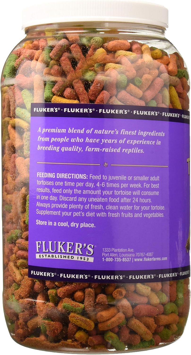 Fluker's Tortoise Diet, Large Pellet Food, Land Turtle Formula