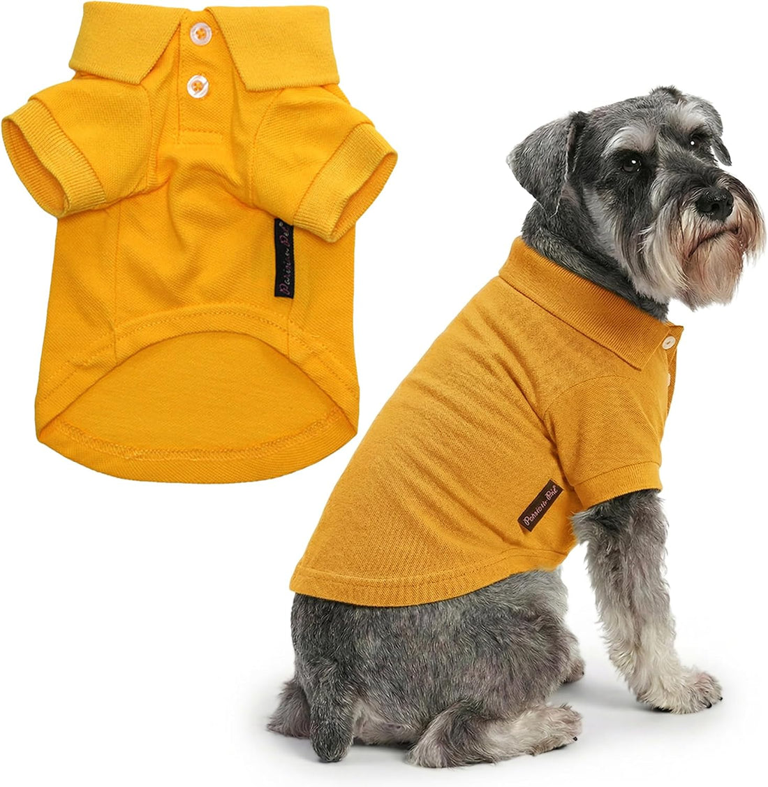Parisian Pet Dog Polo Shirt – Classic Red Cotton Pet Apparel
