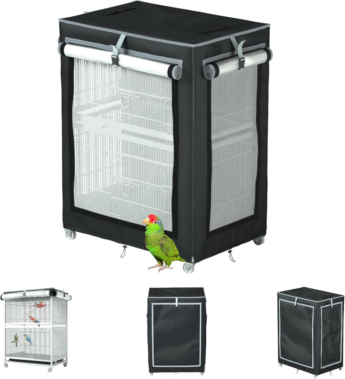 Large Bird Cage Cover - 600D Cage Covers for Night