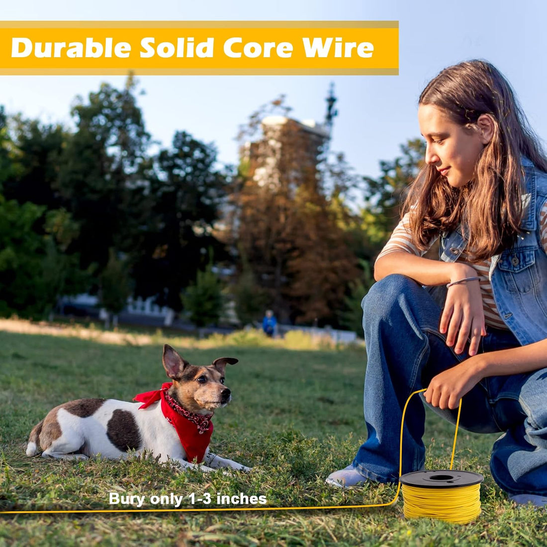 TRESSON Underground Dog Fence Wire,Boundary 500 Feet Compatible