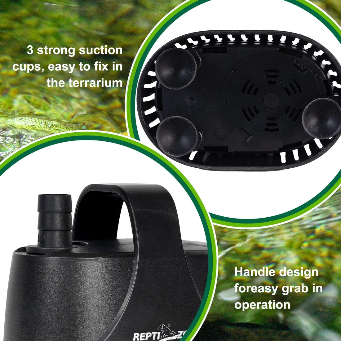REPTIZOO Low Water Level Drain Pump