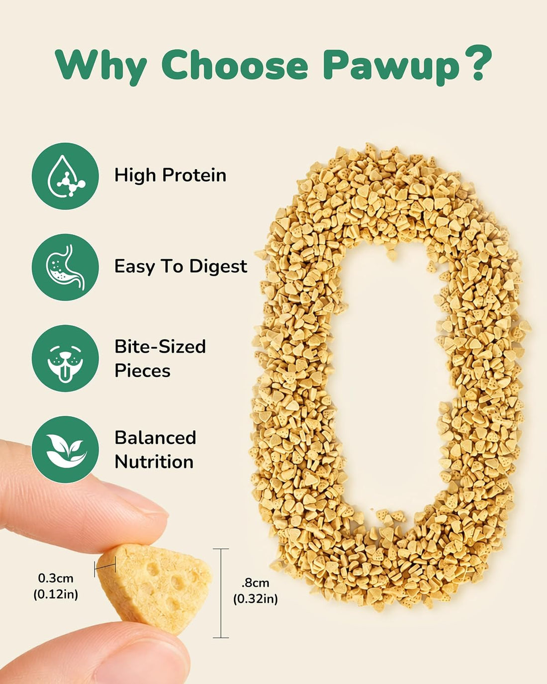 PAWUP Freeze-Dried Chicken Cat Food Topper, 6 oz