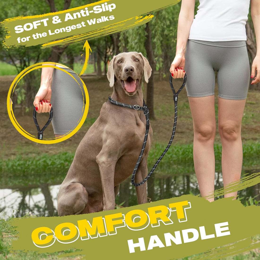 Fida Durable Slip Lead Dog Leash